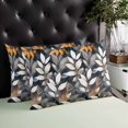 thumbnail image 4 of Botanical Leaves Throw Pillow Cover 12 x 20 Inch Decorative Pillow Cover Retro Country Natural Leaf Plants Lumbar Pillowcase Seasonal Rectangle Cushion Case for Couch Sofa Bed Living Room, 4 of 7