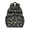 Colorful Dinosaur on Black Pattern, variant on Colorful Dinosaur on Black Pattern Cute School Backpack Bag for School with Padded Back and Adjustable Shoulder Straps 15.25"x11.5"x5.25"