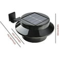 thumbnail image 3 of 6 Pack Solar Powered LED Gutter Lights, Fence, Roof, Gutter, Garden, Yard, Wall, Black, 3 of 5