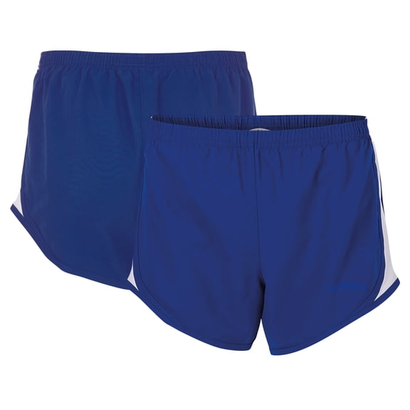 Women's Boxercraft Royal Kansas Jayhawks Essential Lined Athletic Shorts