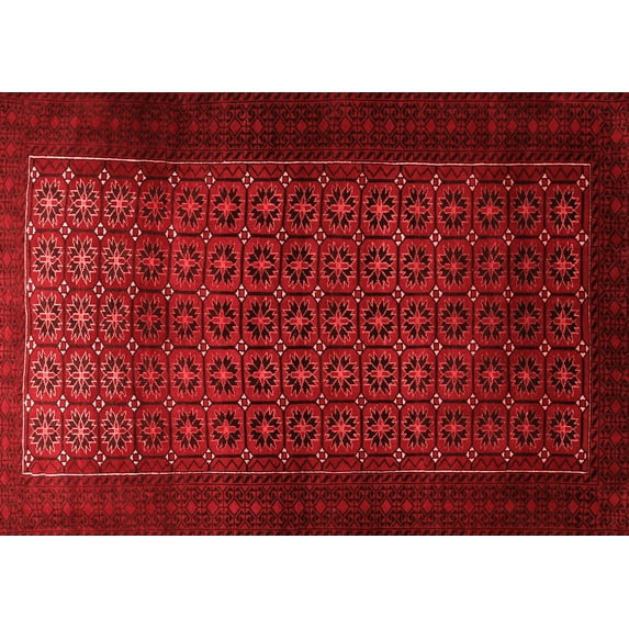 Ahgly Company Indoor Rectangle Persian Red Traditional Area Rugs, 2' x 5'