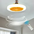 thumbnail image 1 of TIMIFIS Ceiling Fan With Lights, Enclosed Low Profile Fan Light, Ceiling Light With Fan,Hidden Electric Fan With Remote Control -, 1 of 7