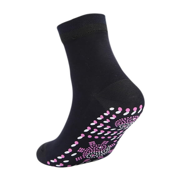 Xihbxyly Calcetines Autocalentables, Cómodos Calentadores de Pies Elásticos, Masaje de Acupuntura para La Fiebre Leve, Diseño Que Regula La Circulación, para Actividades Deportivas Al Aire Libre, Tal