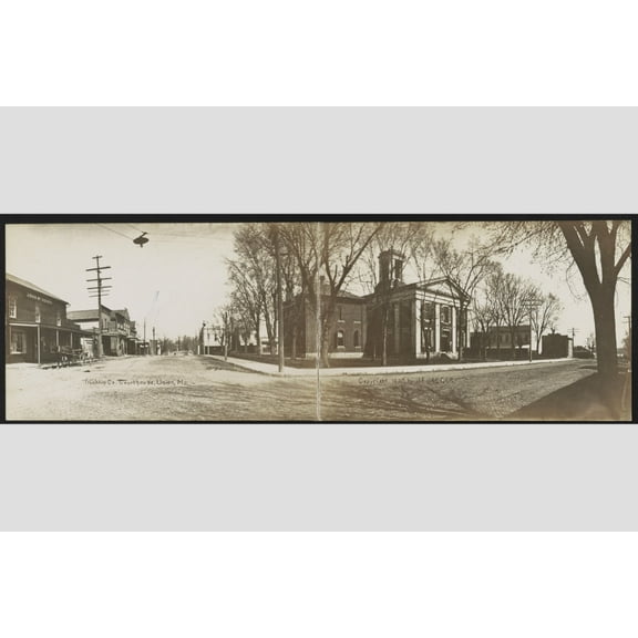 Print: Franklin Co. Courthouse, Union, Mo., 1908