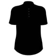 thumbnail image 3 of Original Penguin OGW0B9 Ladies Solid Polo-Caviar-2XL, 3 of 6