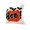 Y-Orange4, variant on Halloween 3D Fluffy Jack-o'-lantern Throw Pillow Cover, Knitted Plush Cushion Case for Sofa Patio Indoor Decor