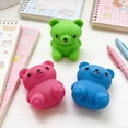thumbnail image 4 of Gummy Bear Squishy Toy Soft Slow Rising Squeeze Stress Balls Cute Sensory Fidget Toys for Anxiety Relief Focus Calm Home Office Classroom Party Favors (Random Color), 4 of 5