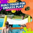 thumbnail image 6 of Honeydrill Inflatable Pool Float Toys Pool Volleyball Set for Adults, Orange&Yellow, 6 of 6