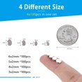 thumbnail image 4 of shiyou-RHINOCATS 400Pcs Tiny Magnets, 4 Different Size,Small Magnets, Fridge Magnets,DIY Magnet, Multi-Use for Office, Hobbies, Crafts and Science, 4 of 4