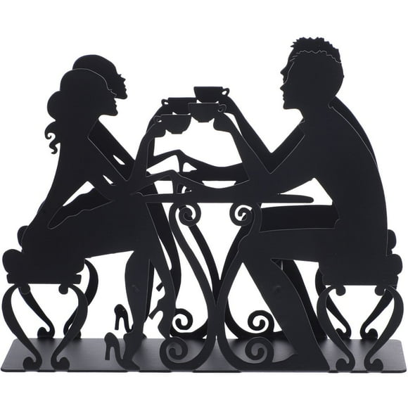 Iron Coffee Filter Holder Versatile Decorative Tabletop Coffee Filter Paper Stand Freestanding Napkin Stand