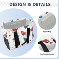 thumbnail image 4 of Large Capacity Handheld Storage Bag, Thickened Travel Organizer Bag for Picnic, Luggage & Clothing Cosmic Adventure Collage, 4 of 7