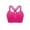 A-Hot Pink, variant on mgoYE Comfortable Bra for Women Women's Cross Back Sports Bra Padded Strappy Medium Support Yoga Bra for Workout Fitness(Black,4XL)