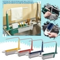 thumbnail image 4 of Drain Rack Kitchen Organizer for Caddy and Storage—Telescopic Pull-Out Shelf Drain Filter Hook and Rack, 4 of 4