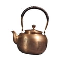 thumbnail image 5 of Fancyes Copper Teapot Boiling Water Pot Retro Handmade Kung Fu Teapot Hot Water Kettle Coffee Pot for Tea Office Camping Kitchen Pattern, 5 of 8