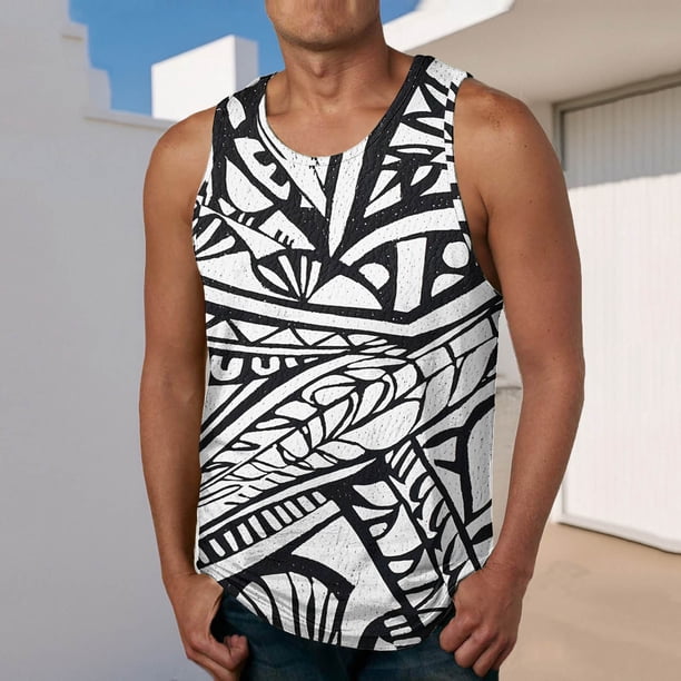 Camiseta sin mangas de cuello redondo para hombre, ropa deportiva para el hogar, pijamas, camiseta de color liso, blusa deportiva, blusa de poliéster para hombre