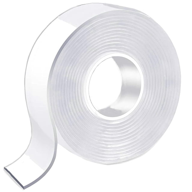 Cinta de doble cara, resistente, multiusos, extraíble, transparente y resistente, cinta de montaje, adhesivo adhesivo, cinta de pared resistente y reutilizable, tiras para colgar cuadros