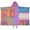 Colorful Pioneer Flower, variant on Colorful Pioneer Flower Patchwork Hooded Bath Towel，50"x30" for Ages 3 To 12 Kids, Quick Dry Lightweight Soft Microfiber Hood Beach Towel Cover Up for Kids