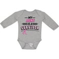 thumbnail image 3 of Inktastic My Aunt is a Survivor Breast Cancer Awareness Boys or Girls Long Sleeve Baby Bodysuit, 3 of 5