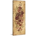 thumbnail image 3 of Marmont Hill "Floral Frenzy Burgundy II" Painting Print on Canvas, 3 of 5