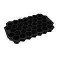 thumbnail image 1 of Ice-cube Tray For Freezer With Lid, Silicone Trays Spill-resistant Removable Cover, Black, 1 of 5