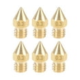 thumbnail image 1 of Unique Bargains 0.3mm Cabeza de boquilla de impresora 3D M6 Rosca para MK8 Extrusor de 1.75mm, Latón 6pcs, 1 of 3