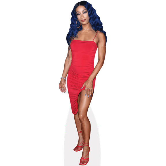 Sasha Banks (Red Dress) Lifesize Cardboard Cutout Standee