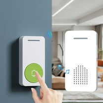 Wireless Doorbell House Door Kit, 900ft Range with 34 Ringtones & 4 Regulable Volume, Battery Powered, IP44 Waterproof, Easy Installation, Memory Function, Strong Signal Penetration