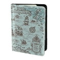 thumbnail image 2 of Pofeuu Pirate Adventure Map Print Travel Document Organizer Passport Holder Men Women for Family (6.5 in x 4.5 in),Wallet Holder Credit Card Clutch Bag Case, 2 of 5