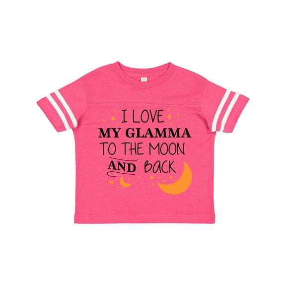 Inktastic I Love My Glamma To The Moon and Back Boys or Girls Toddler T-Shirt