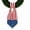 B, variant on 56" Patriotic Star Ribbon Bow for Wreath, Red White Blue Buffalo Plaid Fabric Ribbons Set Assorted Lace Ribbon 4th of July Clip-On Wreath Sash Ribbons Bundle for Home Indoor Outdoor Decor, E