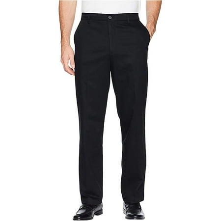 Dockers BLACK Men's Signature Khaki Classic Fit Cotton Pants 32x30
