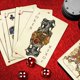 thumbnail image 4 of Hungry Minds The Game Playing Cards Themed - Baraja de 54 cartas de póquer profesionales - Baraja estándar coleccionable - Juego de cartas vintage, 4 of 5
