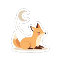 thumbnail image 5 of cartoon Fox Kite Stickers Stickers, Waterproof Fox Kite Stickers Sticker for Water Bottle Laptop Phone Cases Planner Skateboard Luggage Helmet Party Favor Decor, Ideal for Adults Teens Teacher Rewards, 5 of 9