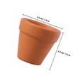 thumbnail image 4 of unbranded 12Ud Macetas De Cerámica Pequeñas Para Plantas Suculentas Y Cactus Con Drenaje, 4 of 6