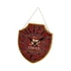 thumbnail image 4 of Reloj de pared de madera con números arábigos para decoración Rojo, 4 of 9