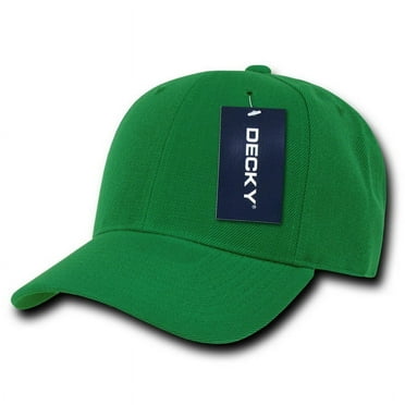 Decky 402 Fitted Baseball Caps-Kelly Green-7 3/8