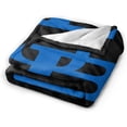 thumbnail image 2 of University At Buffalo Logo Fleece Blanket, Very Soft Microfiber Flannel Blanket for Couch Warm and Cozy for All Seasons, 2 of 6