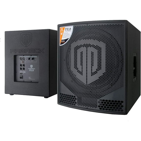 PRORECK PR18 18 inch 2000W P.M.P.O Active Powered PA DJ Subwoofer Cabinet