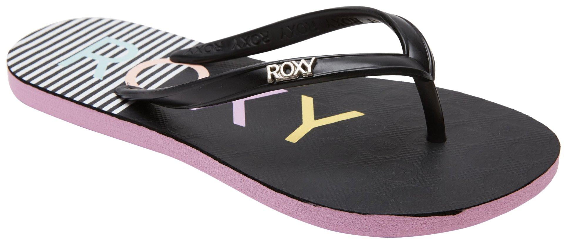 Black New Roxy Girl's Viva V Sandal 
