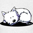 thumbnail image 3 of CafePress - Nap Time Westie Kids Light T Shirt - Light T-Shirt Kids XS-XL, 3 of 4