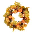 thumbnail image 1 of Corona de Otoño Zulema 7 Pulgadas de Calabaza y Hoja de Arce 45 cm, 1 of 7