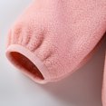 thumbnail image 6 of Infant Baby Girls Fleece Hooded Jacket Toddler Outerwear Coat Full Zip Hoodies Warm Fall Winter Clothes, 6 of 7