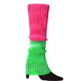 thumbnail image 4 of Luxalzxs Leg Warmers for Women Girls 80s Ribbed Leg Warmer for Neon Party Knitted Fall Winter Yoga Sports Socks, 4 of 4