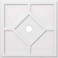 thumbnail image 1 of Ekena Millwork CMP36EY-04000 36 in. OD x 4 in. ID Square Embry Architectural Grade PVC Contemporary Ceiling Medallion, 1 of 1
