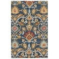 thumbnail image 5 of SAFAVIEH Blossom Lennon Floral Wool Area Rug, Navy/Multi, 3' x 3' Round, 5 of 5