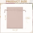 thumbnail image 2 of Uxcell Satin Drawstring Gift Bags for Jewelry, Candy, and Party Favors Champagne 6 x 8 Inch, 2 of 7