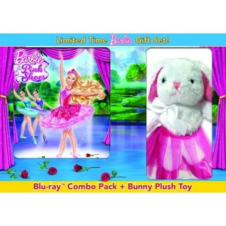 Barbie In The Pink Shoes (Blu-ray + DVD + Digital Copy + UltraViolet + Bunny Plush Toy) (With INSTAWATCH) (Widescreen)