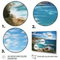 thumbnail image 3 of Designart "Coastal Beauty Australia painting II" Coastal Floater Framed Canvas Art Print, 3 of 7