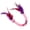 Pink, variant on Feather Cat Teaser Toy with Elastic String and Catnip Ball, Interactive Pet Teething Stick for Chewing and Self-Play Exercise for Indoor Kittens and Adult Cats - Pink