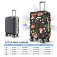 thumbnail image 6 of Junzan Mushroom With Snails Print Washable Luggage Cover - Fashion Suitcase Protector Fits 18-32 Inch Luggage, 6 of 9
